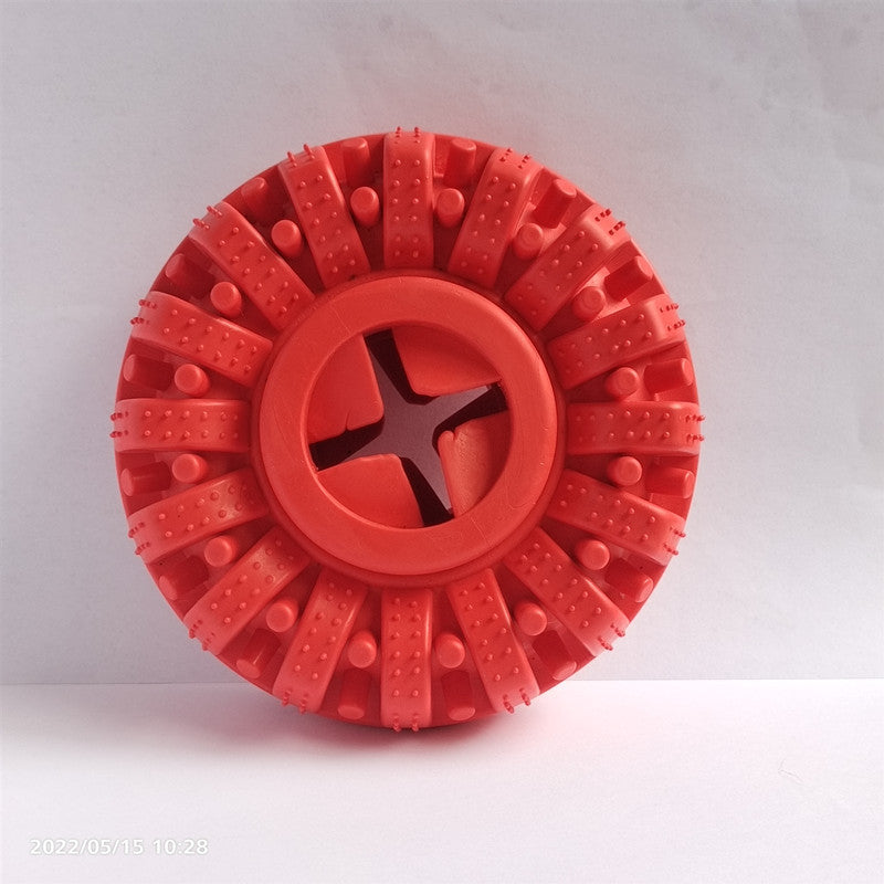 Pet Toys Dog Toys TPR Leak Food Large Tire Teeth Cleaning Chew-Resistant Pet Toy Interactive Product