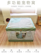 Pet Tent Breathable Cat Delivery Room Dog House Cat House Cat Delivery Box Enclosed Outdoor Folding Pet Cat Supplies
