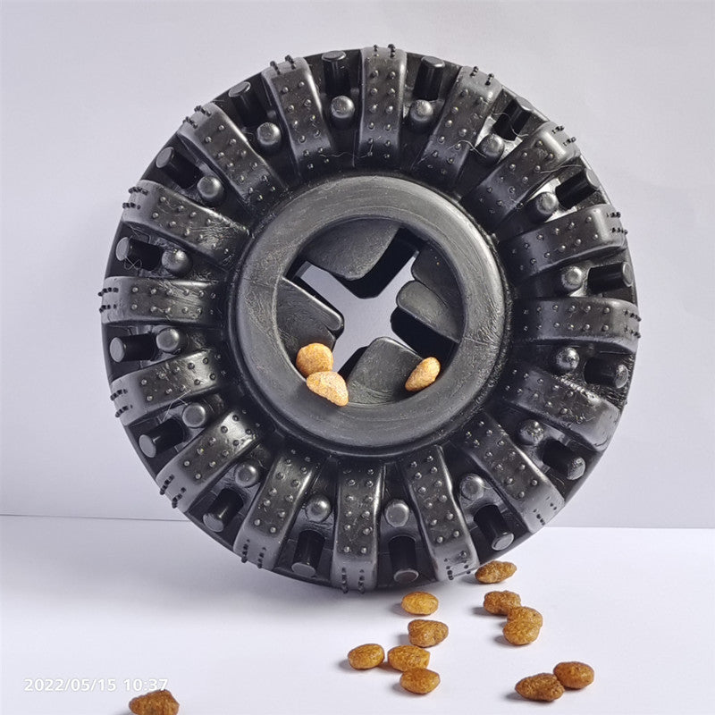 Pet Toys Dog Toys TPR Leak Food Large Tire Teeth Cleaning Chew-Resistant Pet Toy Interactive Product