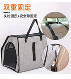 Pet Seat Cushion for Cats and Dogs, Mesh Pet Carrier, Dog Car Mat, Travel Car Breathable Car Bag