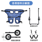 Pet Wheelchair Dog Wheelchair Hind Limb Paralysis Disability Elderly Pet Mobility Scooter Dog Rehabilitation Walking Aid