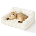 Amazon Hot-Selling Pet Sofa Small Rabbit Fur Removable Washable Dog Sofa Bed Mat Cat Bed Dog Bed Sofa Bed Sleeping Pad