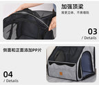 Pet Seat Cushion for Cats and Dogs, Mesh Pet Carrier, Dog Car Mat, Travel Car Breathable Car Bag