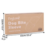 Pet Dog Training Anti-Bite Gloves, Thickened Dog Bite Protection, Trainer Anti-Snap, Anti-Tear, with Handle, Detachable Sleeves