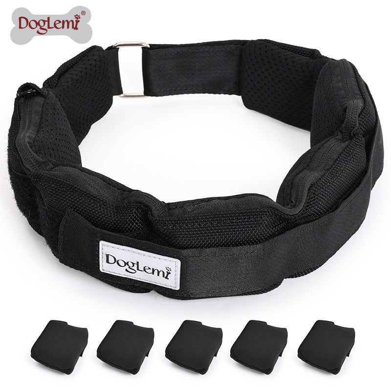 Dog Weighted Exercise Collar Multi-Functional Explosion-Proof Collar Weight Training Collar Large Dog Weighted Training Collar
