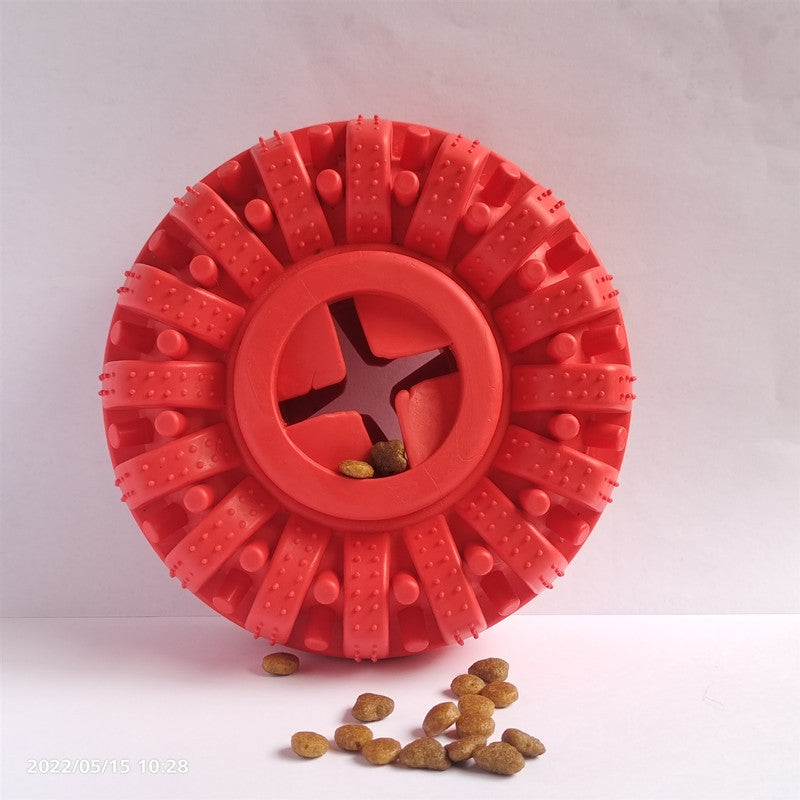 Pet Toys Dog Toys TPR Leak Food Large Tire Teeth Cleaning Chew-Resistant Pet Toy Interactive Product