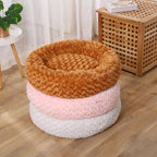 Pet Bed Rose Flower Pet Supplies Amazon Hot-Selling Winter Warm Mat Rose Short Plush Dog Bed Cat Bed