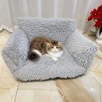 Cross-Border Hot Sale Dog House Cat House All-Season Universal Removable Washable Winter Cat House Warm Cat Sofa Pet House Mat Cat Bed