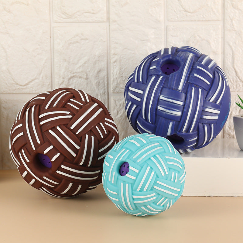 Dog Toy Rolling Sound Ball Self-Entertainment Ball Laughing Ball Amazon Chew Toy Boredom Relief Durable Chew Ball Pet Sound Ball