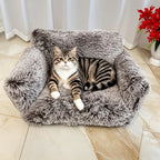 Cross-Border Hot Sale Dog House Cat House All-Season Universal Removable Washable Winter Cat House Warm Cat Sofa Pet House Mat Cat Bed