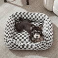 Shu Cotton Velvet Jacquard Fabric Soft Comfortable Pet Bed Deep Sleep Cat Bed Dog Bed Winter Warm Pet Mat