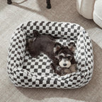 Shu Cotton Velvet Jacquard Fabric Soft Comfortable Pet Bed Deep Sleep Cat Bed Dog Bed Winter Warm Pet Mat