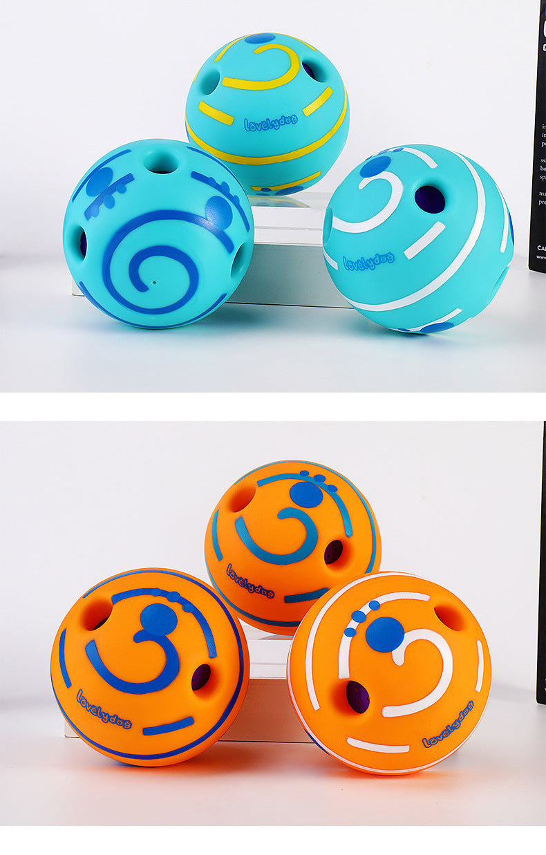 Dog Toy Rolling Sound Ball Self-Entertainment Ball Laughing Ball Amazon Chew Toy Boredom Relief Durable Chew Ball Pet Sound Ball