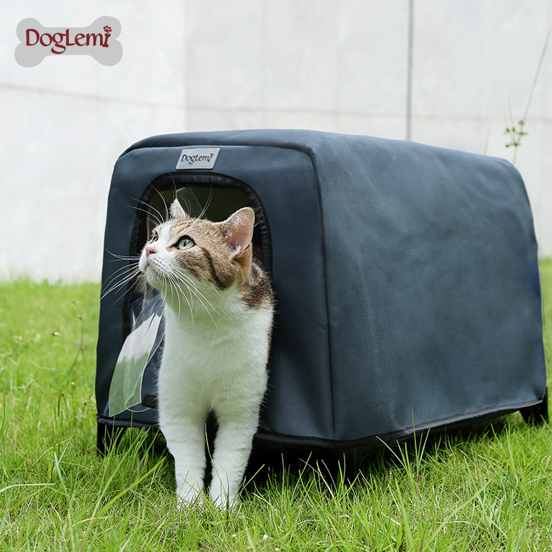Detachable Air Box Cat Carrier Portable Pet Bag Cat Cage Breathable Cat Outdoor Travel Pet Air Box