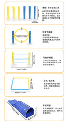 Dog Tunnel Training Equipment Dog Jumping Hoop Agility Training Toy Set Foldable Indoor Pet Tunnel Play