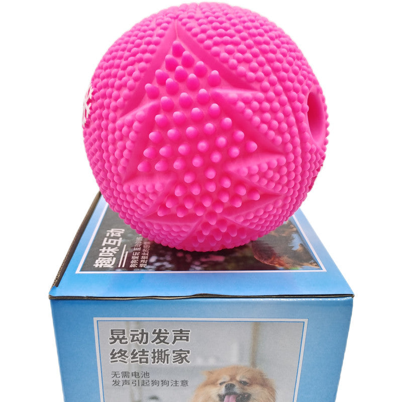 Dog Toy Rolling Sound Ball Self-Entertainment Ball Laughing Ball Amazon Chew Toy Boredom Relief Durable Chew Ball Pet Sound Ball