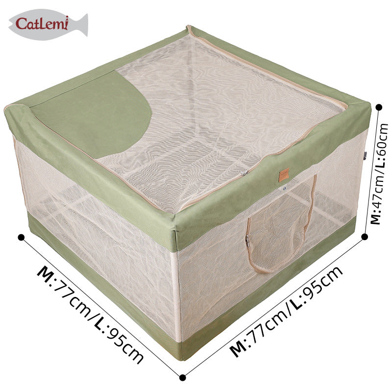 Pet Tent Breathable Cat Delivery Room Dog House Cat House Cat Delivery Box Enclosed Outdoor Folding Pet Cat Supplies