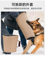 Pet Dog Training Anti-Bite Gloves, Thickened Dog Bite Protection, Trainer Anti-Snap, Anti-Tear, with Handle, Detachable Sleeves
