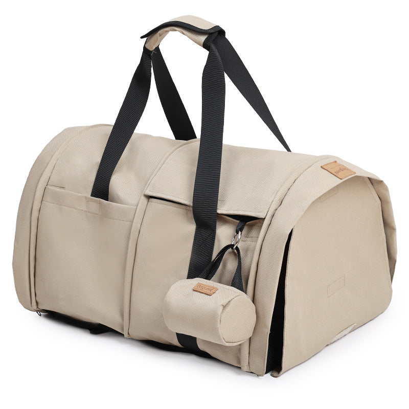 Cat Carrier Portable Cat Backpack Breathable Expandable Multifunctional Pet Travel Bag Dog Cat Travel Pet Handbag