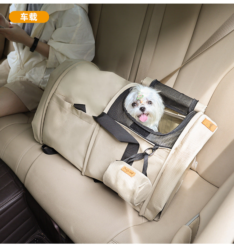 Cat Carrier Portable Cat Backpack Breathable Expandable Multifunctional Pet Travel Bag Dog Cat Travel Pet Handbag