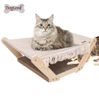 Cat Bed Cat Scratching Board Two-layer Camp Bed All-season Pet Cat Sofa Wooden Camp Bed Cat Bed Pet Supplies