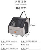 Pet Seat Cushion for Cats and Dogs, Mesh Pet Carrier, Dog Car Mat, Travel Car Breathable Car Bag