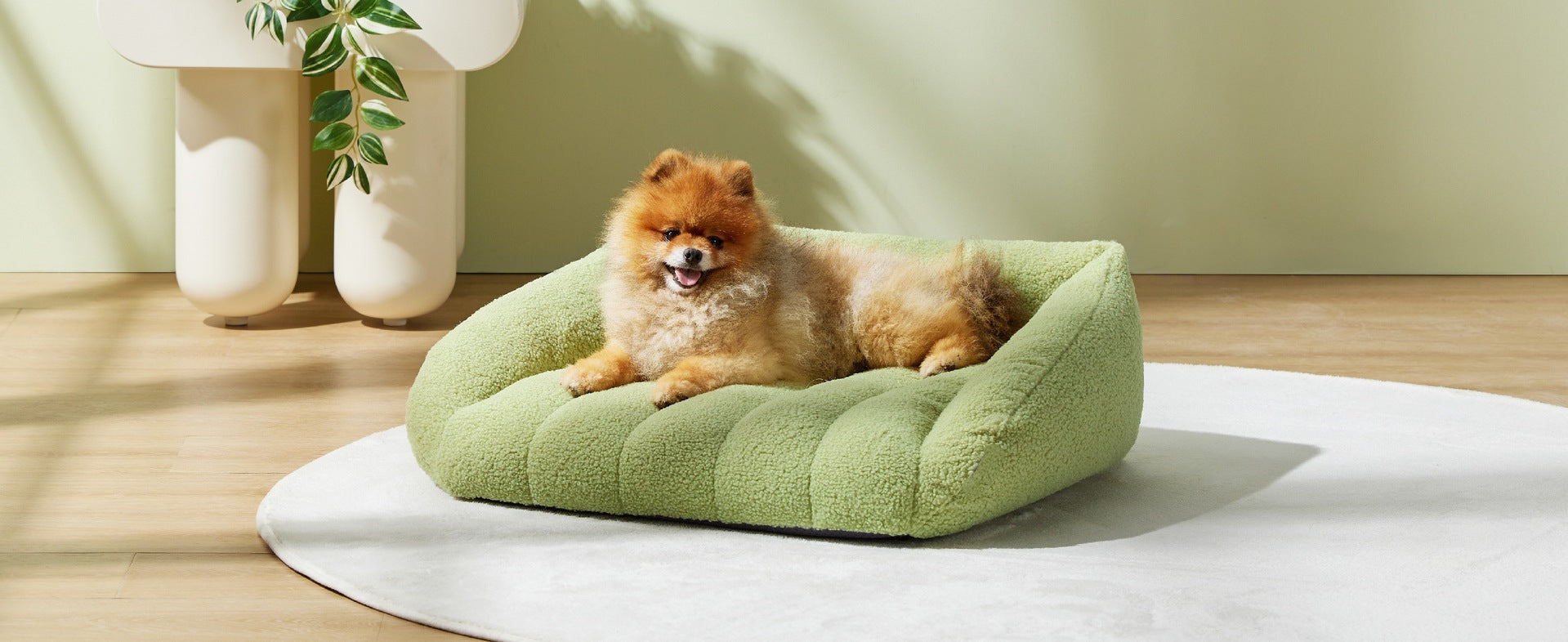 Amazon Bestselling Pet All-Season Sofa Bed Cushion Rectangular Lamb Wool Cat Bed Dog Bed Sofa Cushion