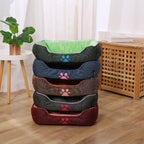Pet Bed Rose Flower Pet Supplies Amazon Hot-Selling Winter Warm Mat Rose Short Plush Dog Bed Cat Bed