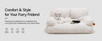 Amazon Hot-Selling Pet Sofa Small Rabbit Fur Removable Washable Dog Sofa Bed Mat Cat Bed Dog Bed Sofa Bed Sleeping Pad