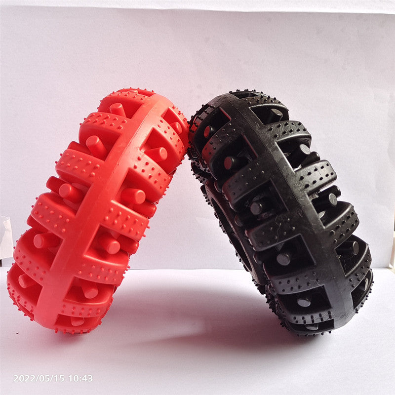 Pet Toys Dog Toys TPR Leak Food Large Tire Teeth Cleaning Chew-Resistant Pet Toy Interactive Product