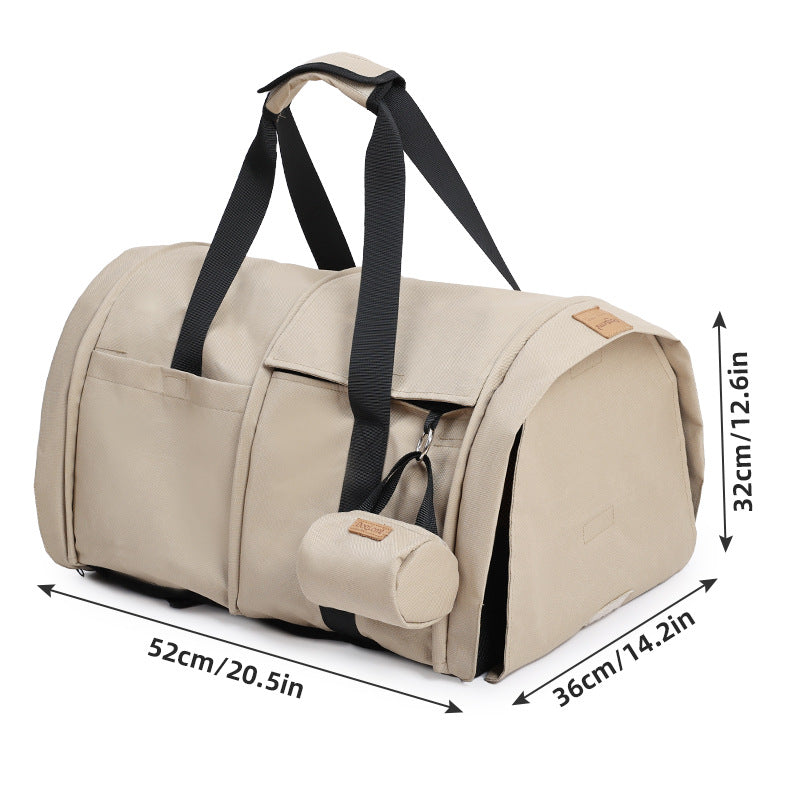 Cat Carrier Portable Cat Backpack Breathable Expandable Multifunctional Pet Travel Bag Dog Cat Travel Pet Handbag