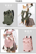 Dog Outdoor Backpack Winter Thickened Cotton Bag Pet Outdoor Portable Harness Chest Dual-use Backpack