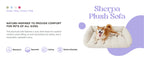 Amazon Bestselling Pet All-Season Sofa Bed Cushion Rectangular Lamb Wool Cat Bed Dog Bed Sofa Cushion