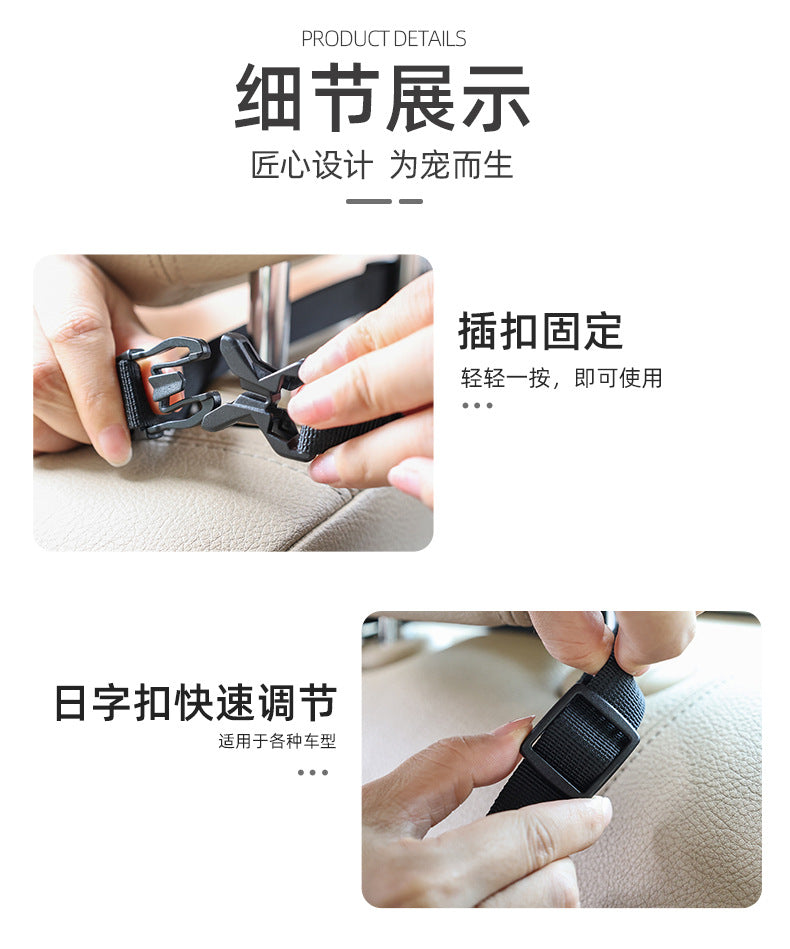 Pet Dog Car Rear Seat Car Hanging Bag Pet Car Bag Pet Supplies Cat Dog Outing Bag Pet Travel Nest