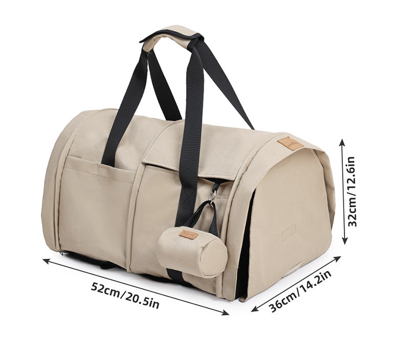 Cat Carrier Portable Cat Backpack Breathable Expandable Multifunctional Pet Travel Bag Dog Cat Travel Pet Handbag