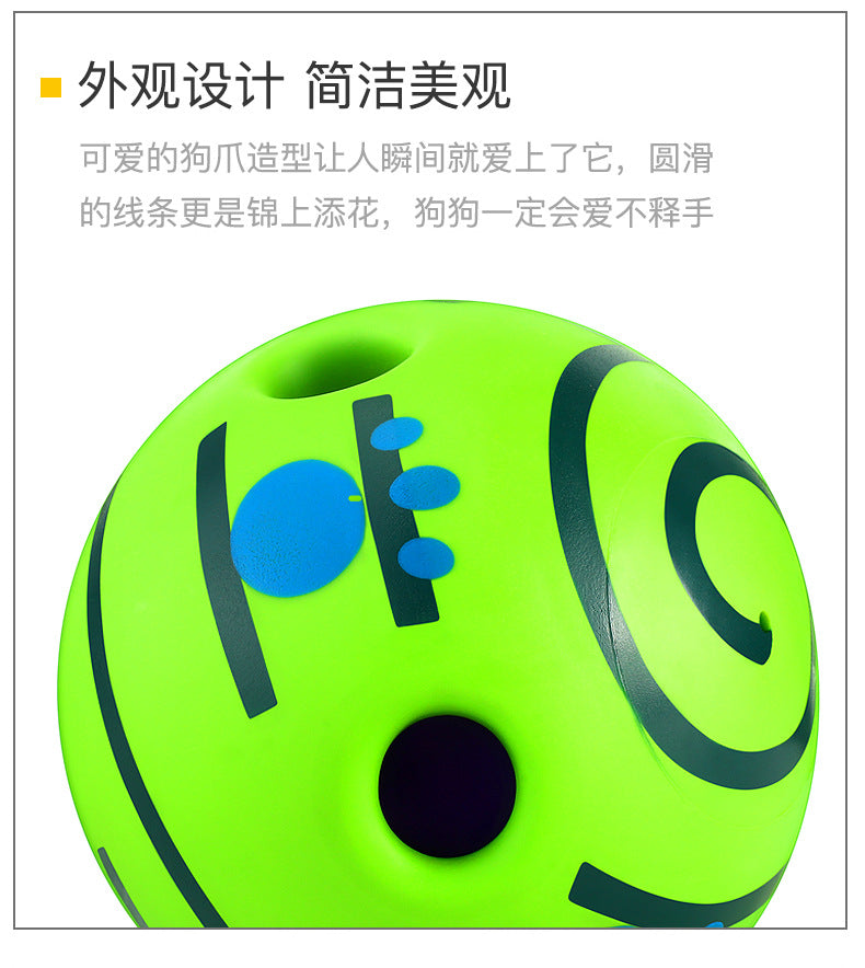 Dog Toy Rolling Sound Ball Self-Entertainment Ball Laughing Ball Amazon Chew Toy Boredom Relief Durable Chew Ball Pet Sound Ball