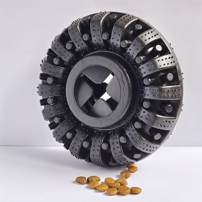 Pet Toys Dog Toys TPR Leak Food Large Tire Teeth Cleaning Chew-Resistant Pet Toy Interactive Product