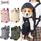 Dog Outdoor Backpack Winter Thickened Cotton Bag Pet Outdoor Portable Harness Chest Dual-use Backpack