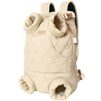 Dog Outdoor Backpack Winter Thickened Cotton Bag Pet Outdoor Portable Harness Chest Dual-use Backpack