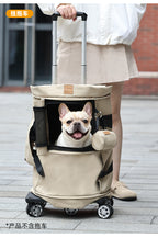 Cat Carrier Portable Cat Backpack Breathable Expandable Multifunctional Pet Travel Bag Dog Cat Travel Pet Handbag