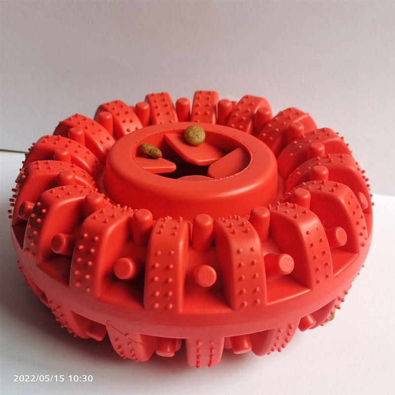 Pet Toys Dog Toys TPR Leak Food Large Tire Teeth Cleaning Chew-Resistant Pet Toy Interactive Product