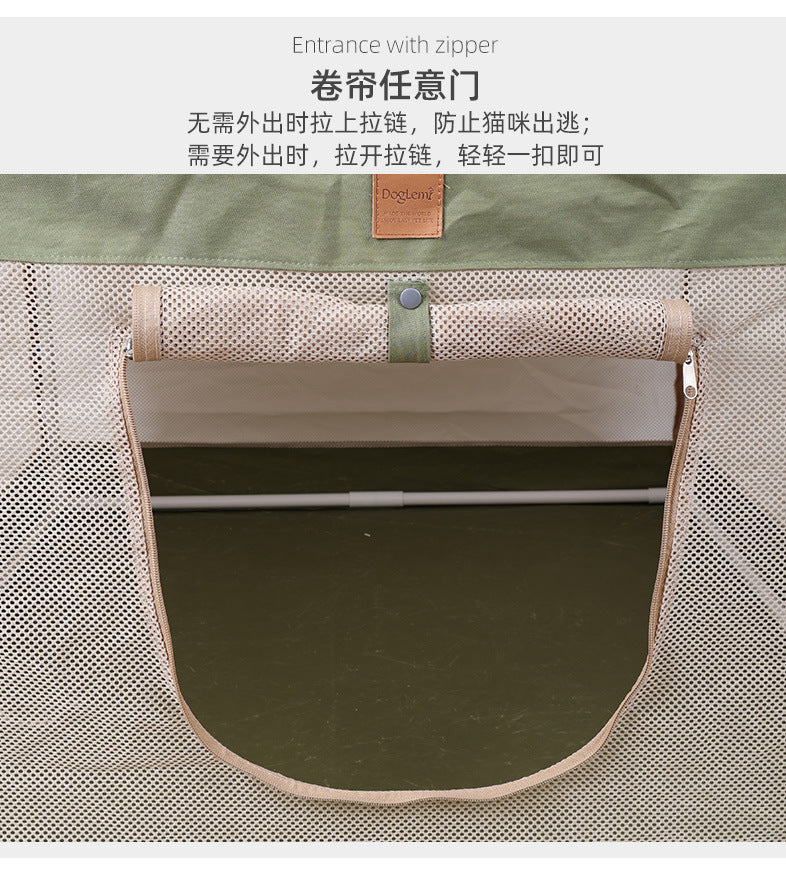 Pet Tent Breathable Cat Delivery Room Dog House Cat House Cat Delivery Box Enclosed Outdoor Folding Pet Cat Supplies