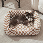Shu Cotton Velvet Jacquard Fabric Soft Comfortable Pet Bed Deep Sleep Cat Bed Dog Bed Winter Warm Pet Mat