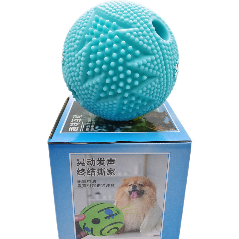 Dog Toy Rolling Sound Ball Self-Entertainment Ball Laughing Ball Amazon Chew Toy Boredom Relief Durable Chew Ball Pet Sound Ball