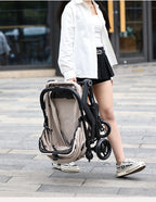 Cross-Border Pet Stroller Foldable with Safety Rope for Cats and Dogs Detachable Pet Stroller