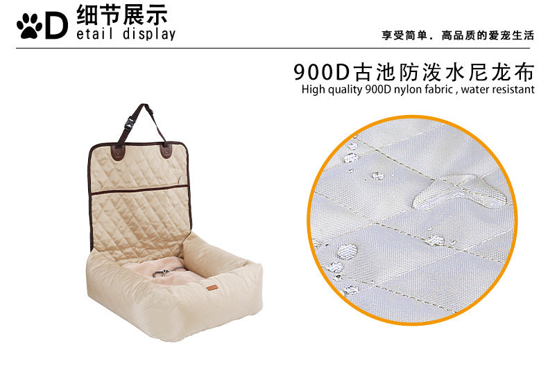 Pet Supplies Multi-Functional Pet Car Mat Dog Pet Car Bed Car Mattress Multi-Functional All-Season Universal