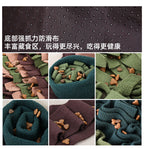 Cross-Border Pet Dog Sniffing Mat Dog Slow Feeder Mat Sniffing Mat Training Mat Pet Dog Large Forest Sniffing Mat