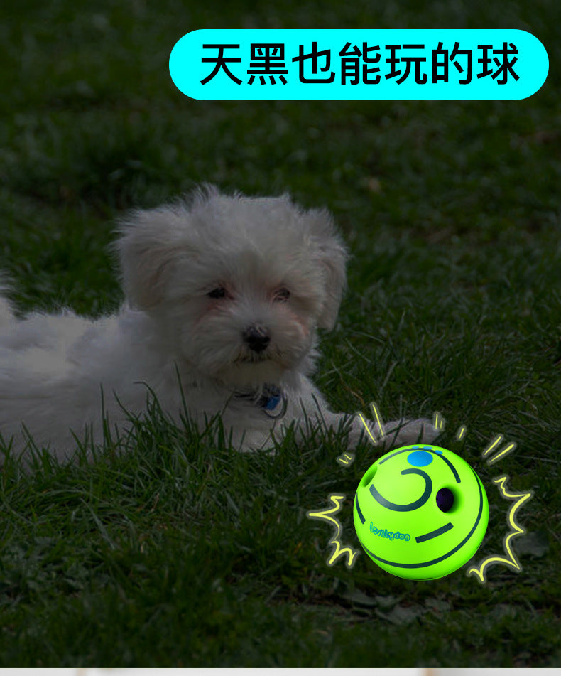 Dog Toy Rolling Sound Ball Self-Entertainment Ball Laughing Ball Amazon Chew Toy Boredom Relief Durable Chew Ball Pet Sound Ball