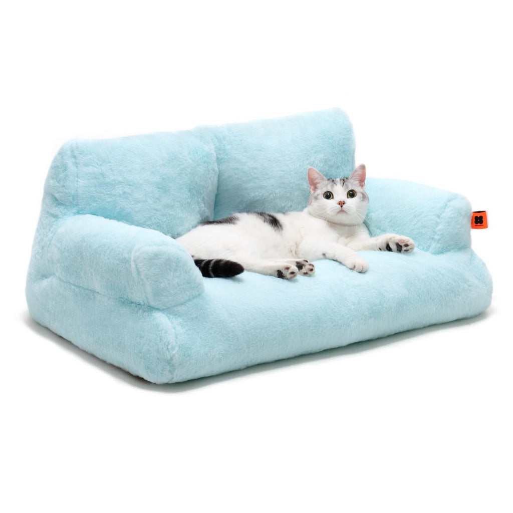 Amazon Hot-Selling Pet Sofa Small Rabbit Fur Removable Washable Dog Sofa Bed Mat Cat Bed Dog Bed Sofa Bed Sleeping Pad