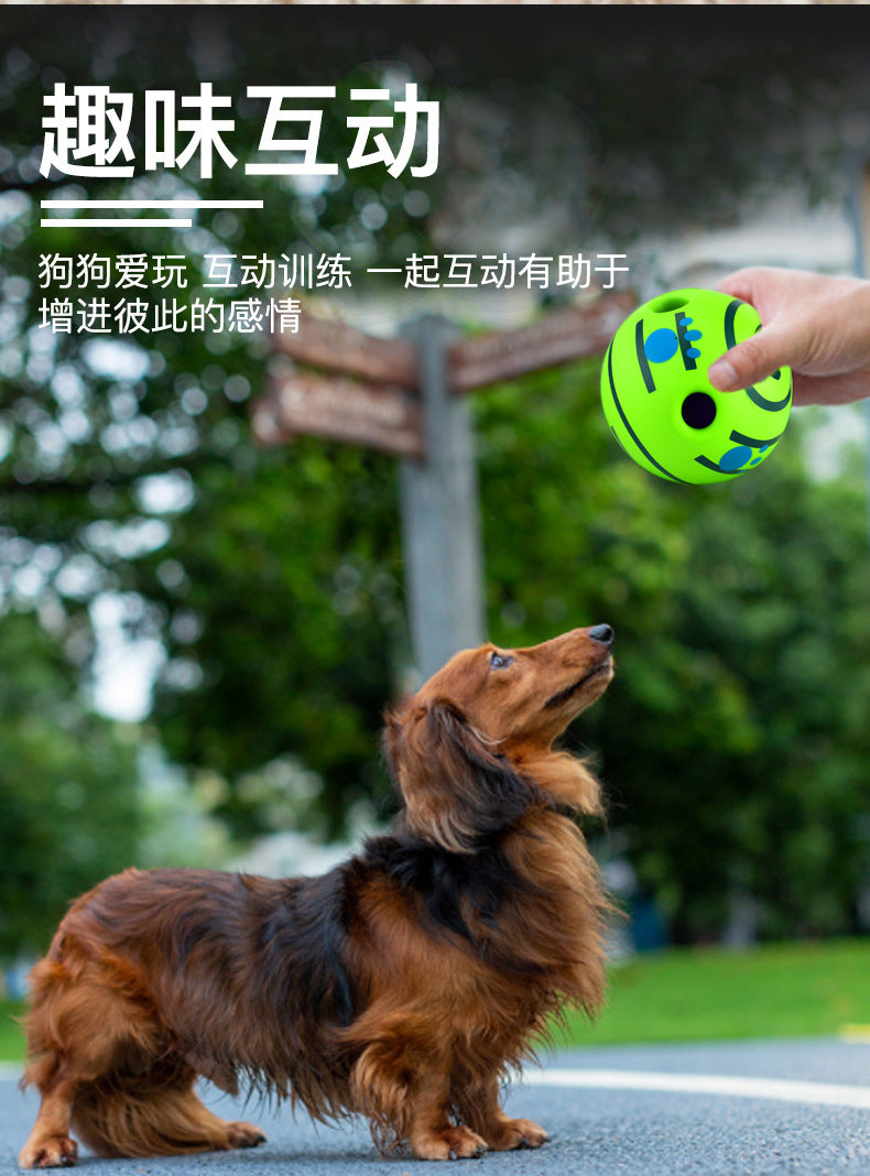 Dog Toy Rolling Sound Ball Self-Entertainment Ball Laughing Ball Amazon Chew Toy Boredom Relief Durable Chew Ball Pet Sound Ball